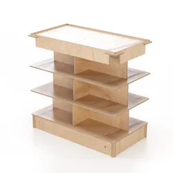 Display Island Retail Shop Trade Show Standing Table Display Unit Fashion Island Display Rack