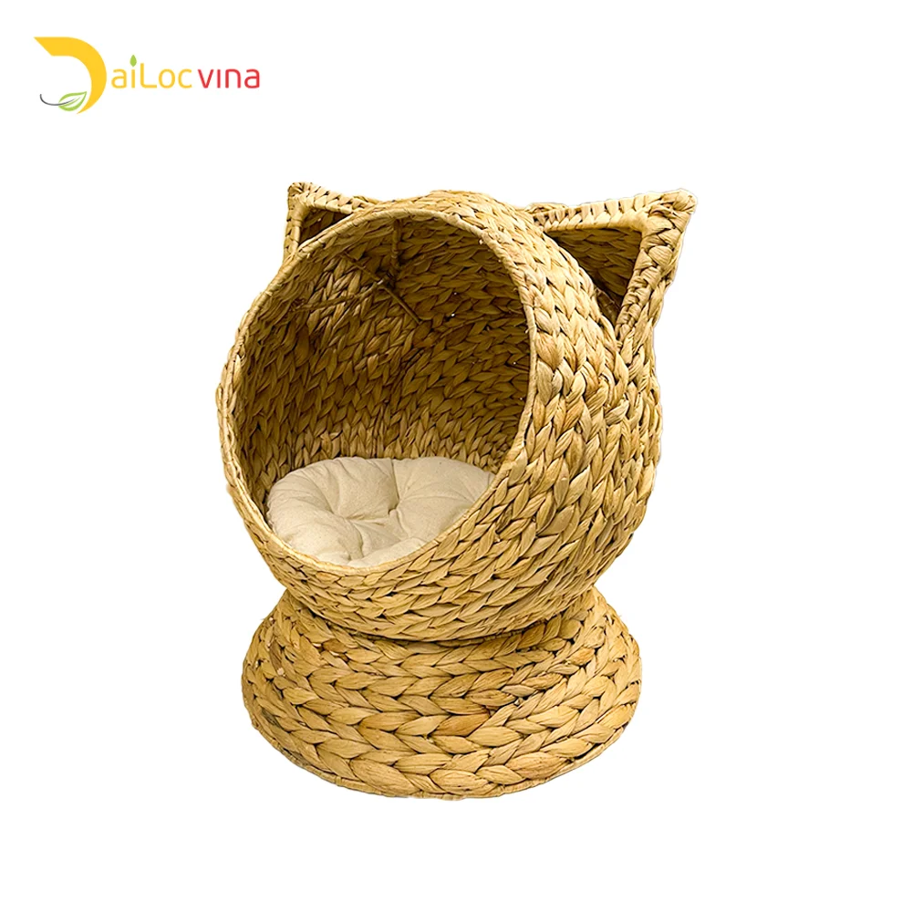 NATURAL WATER HYACINTH CAT HOUSE MR. RYAN  +84 938 244 404