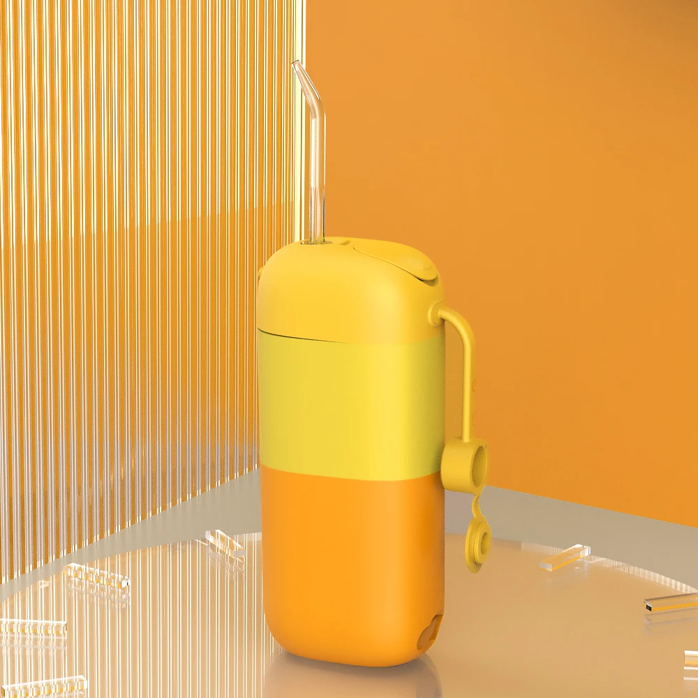 Hot Selling Mini Oral Irrigator Rechargeable Water Flosser Portable Dental Water Jet 230ml Water Tank Teeth Power Cleaner