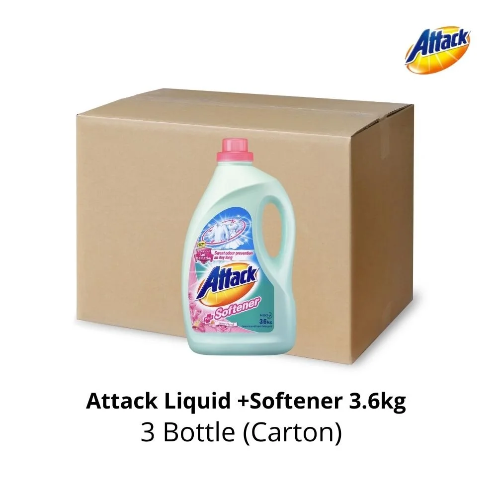 Wholesale Sweet Floral Scent High Foam Attack Softener + Detergent Laundry Liquid 3.6kg Suitable for Overnight & Indoor Drying
