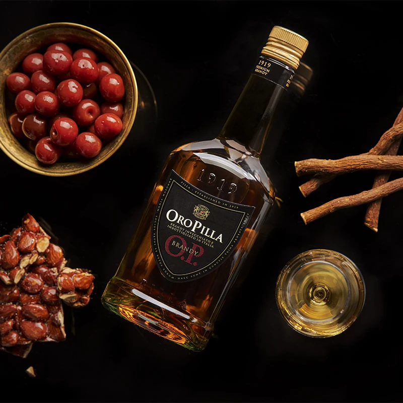 Премиум линия высшего качества Сделано в Италии бренди ORO Pilla 6 x бутылка 0,70 мл готов для экспорта