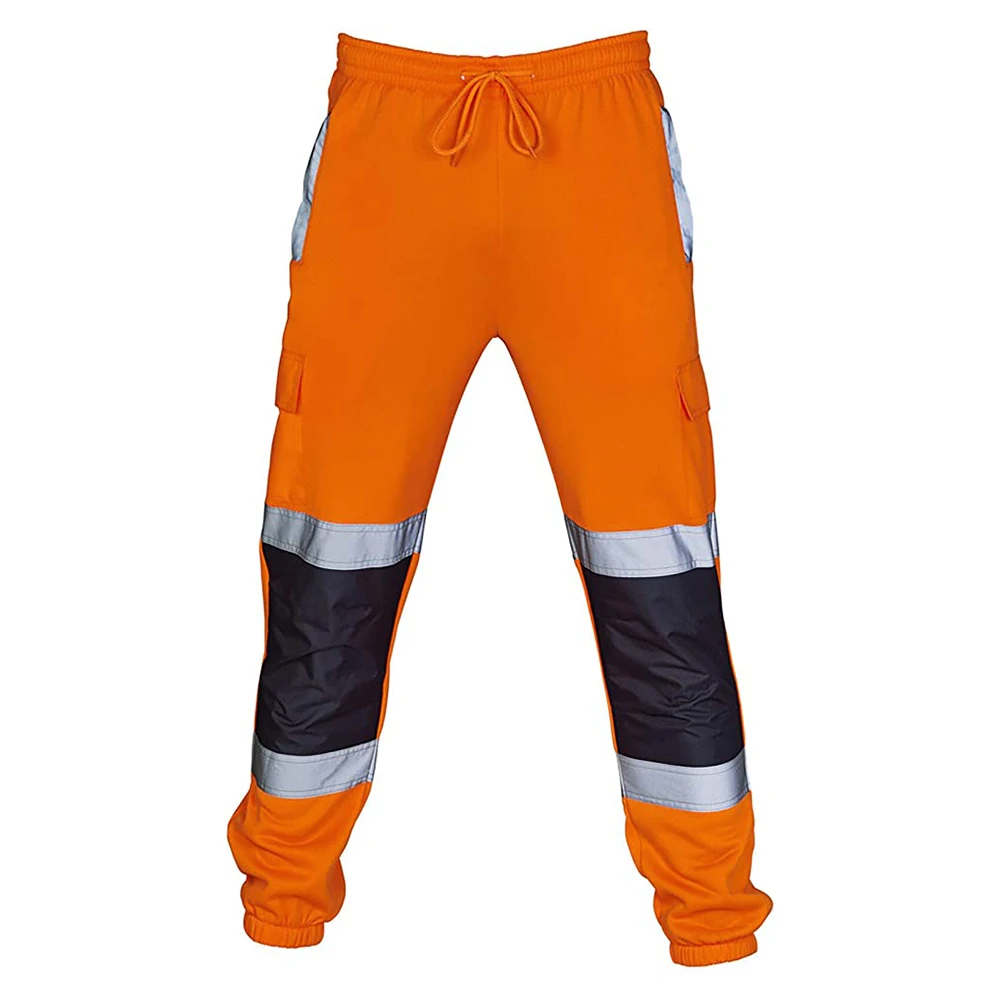 Polyester Made Reflected Taped Hi Viz Trouser Pants Resistance Safety Trousers Work Wear With Panel Working