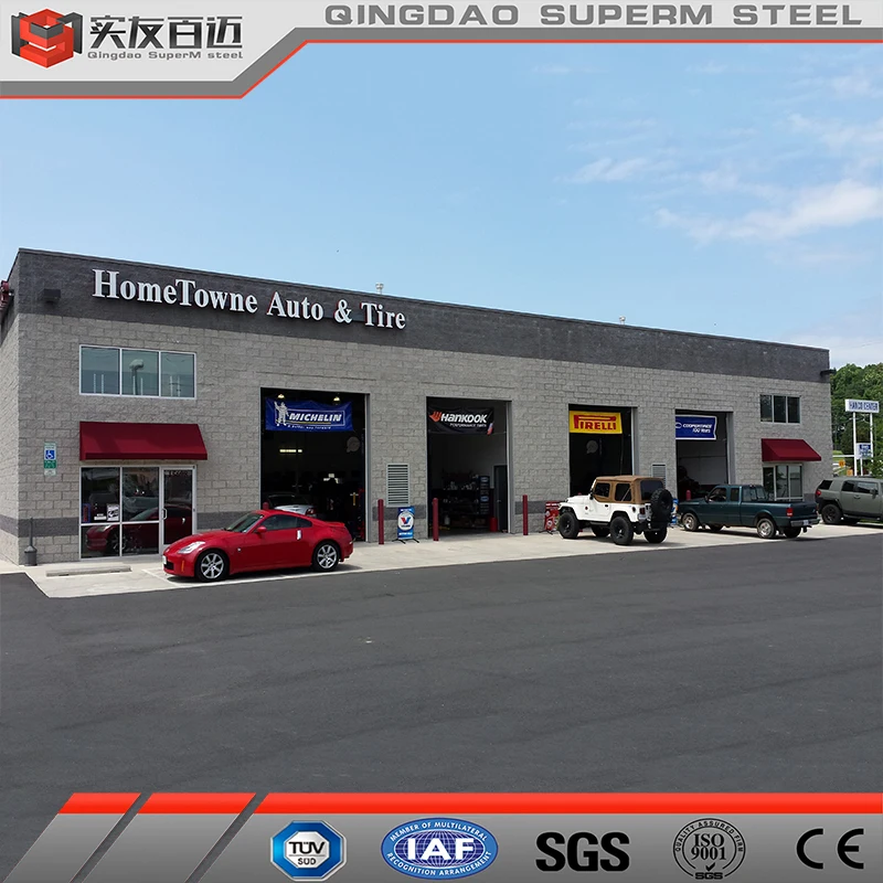 Prefabricated Building Steel Structure Auto Shop Building Multi-storey Type Of Cantilever Structure And Distribution Center