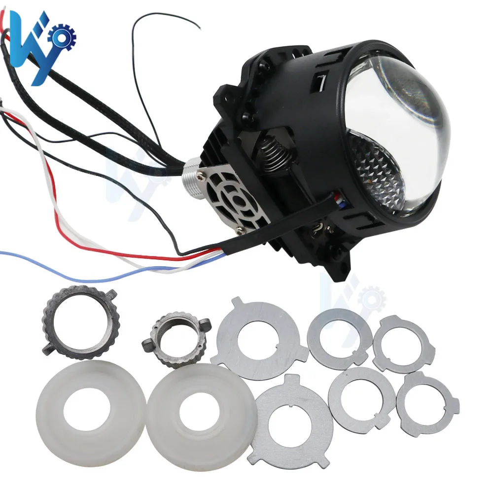 KY-P15 led len H4 H7 60W 65W bi led projector headlight lens for cars 9005 9006 9012 h1 led headlight 6500K