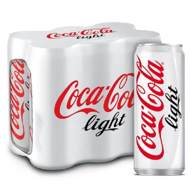 Coca-Cola Light 330ml Pack of 6 Vitamin-Fruity flavored Carbonated Soft Drink Available in Bulk Box Cup Packaging