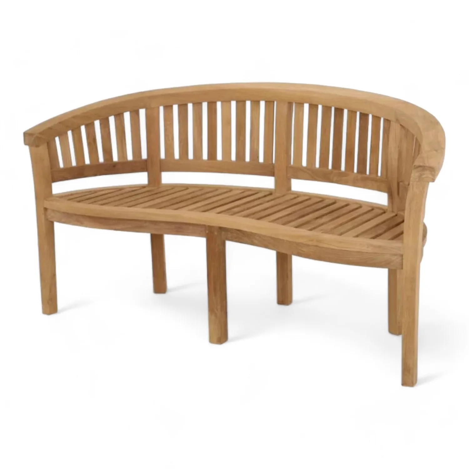 Coastal Indonesia Teak Wood Furniture Set for Outdoor Garden Balcony Dining Living Room Hotel-Includes Coffee Table Bench Set