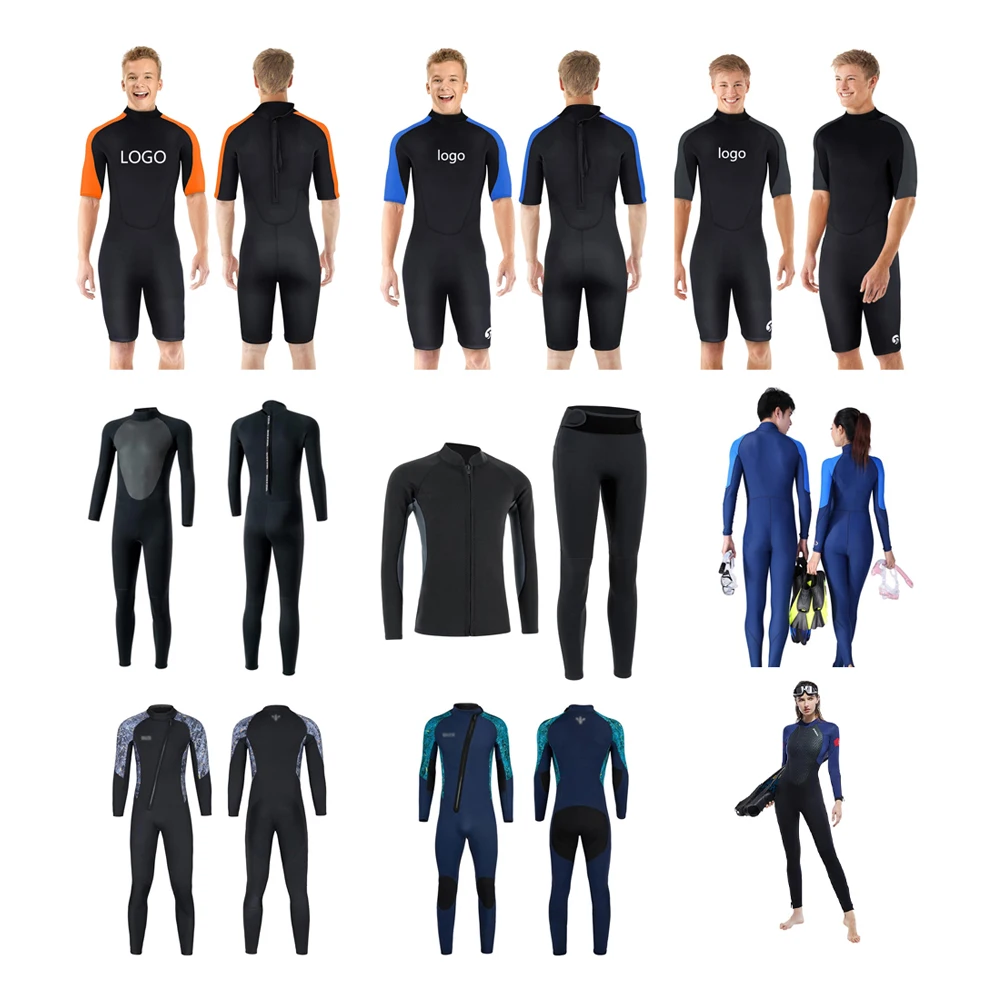 Surf Wear Neoprene Suit Neopreno Diving Suit Wetsuits Surfing Neoprene Freediving Wet Suit 3mm 5mm Neoprene Men Women Wetsuit