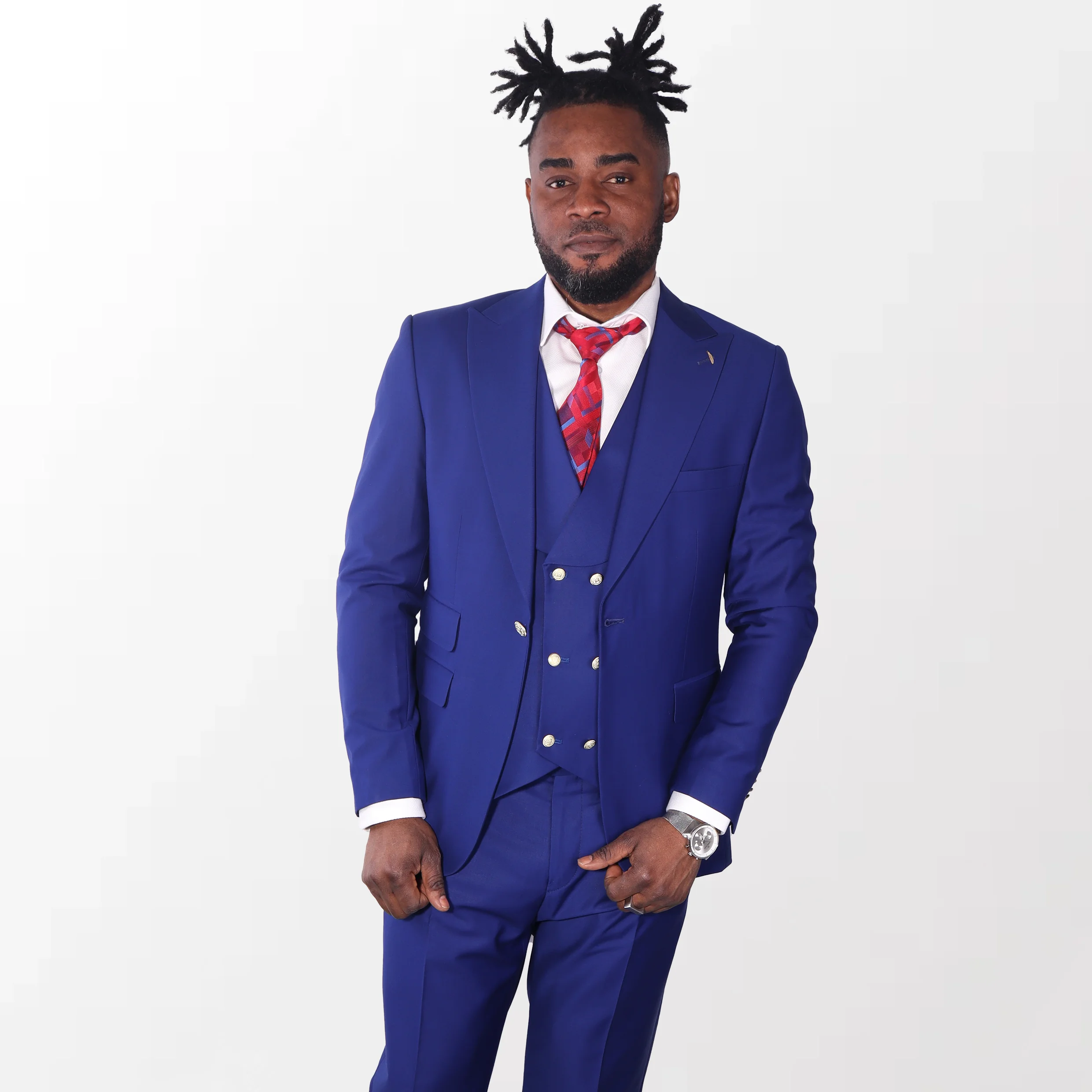 Stylish Midnight Blue Men Suits 3 Piece Slim Fit Wedding Groom Party Wear Coat Pant,Summer Winter Suit Formal Suit Business Set