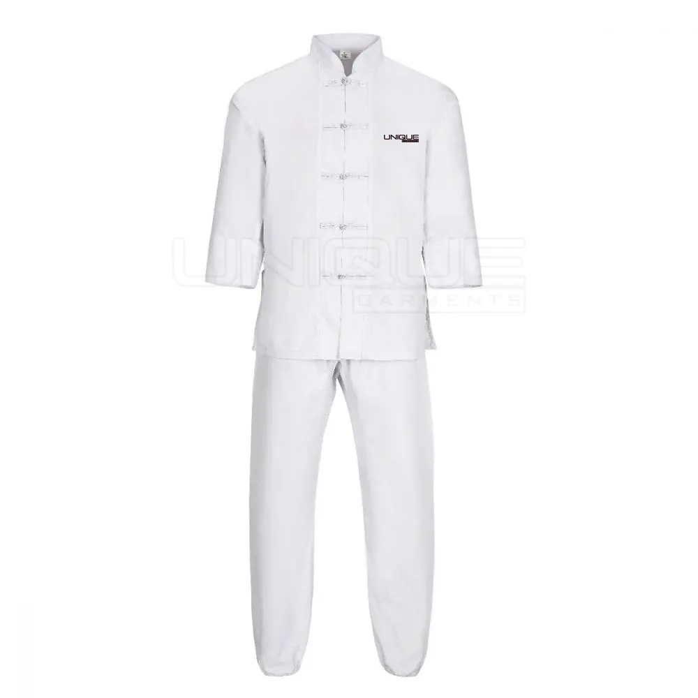 OEM Custom Men Kung Fu Uniform Shirts and Pants High Quality Kung fu Suit Martial Custom Style Kung Fu Uniform