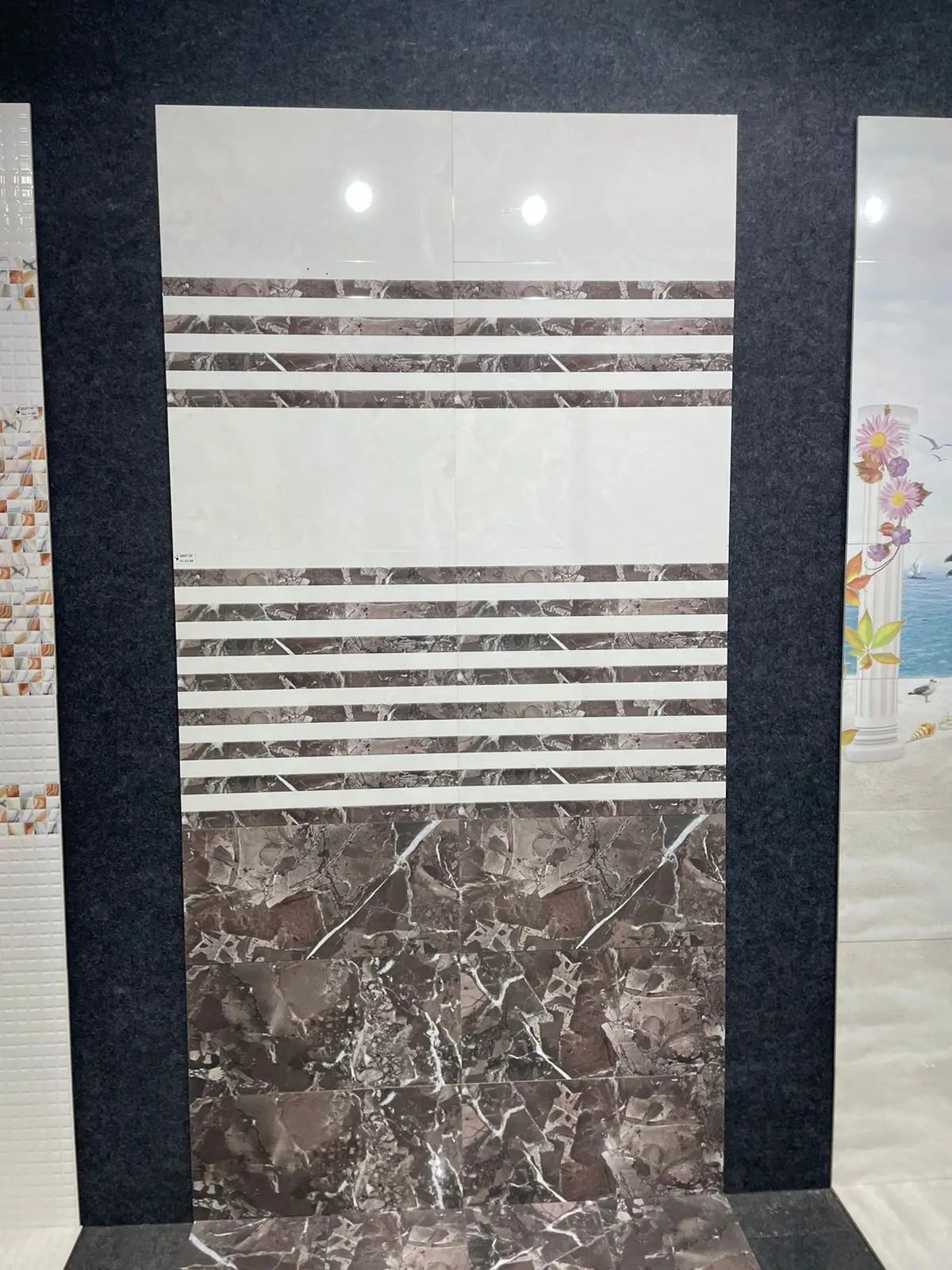 Digital Ceramic Wall Tiles of 300x600 mm Square shaped and Glossy and Matt Surface manufactured in India.