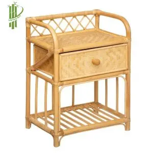 New styles  best selling 2023 Floor standing bookcase rattan book shelf cheap price wholesale from Vietnam
