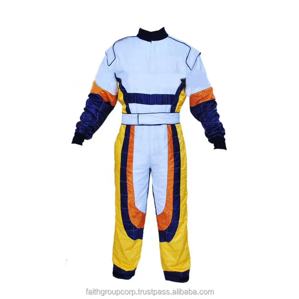 Women Body Ski Suit Cotton Racer Training Overall Club Protective Coverall Flames Retardant Car Racing Karting Practice Suit
