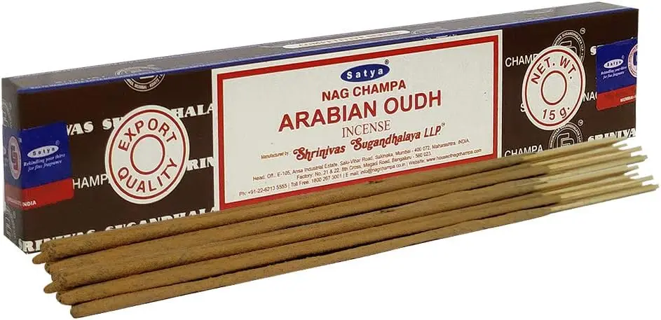 Satya Nag Champa Arabian oudh Incense Sticks Fine Quality Incense Sticks for Purification, Relaxation, Positivity