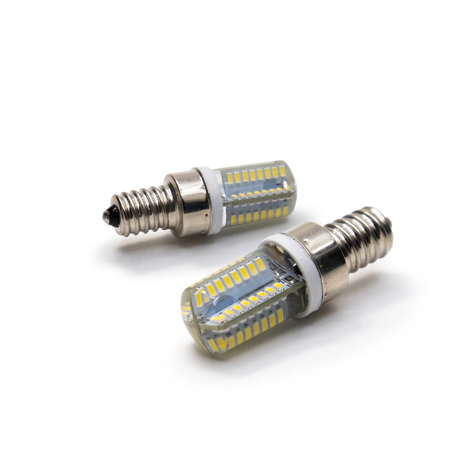 E12 Ba15d 3014 64smd White Led Sewing Machine Bulbs LED Light 2 PCS White Warm 120v for SINGER for Brother for Janome PA