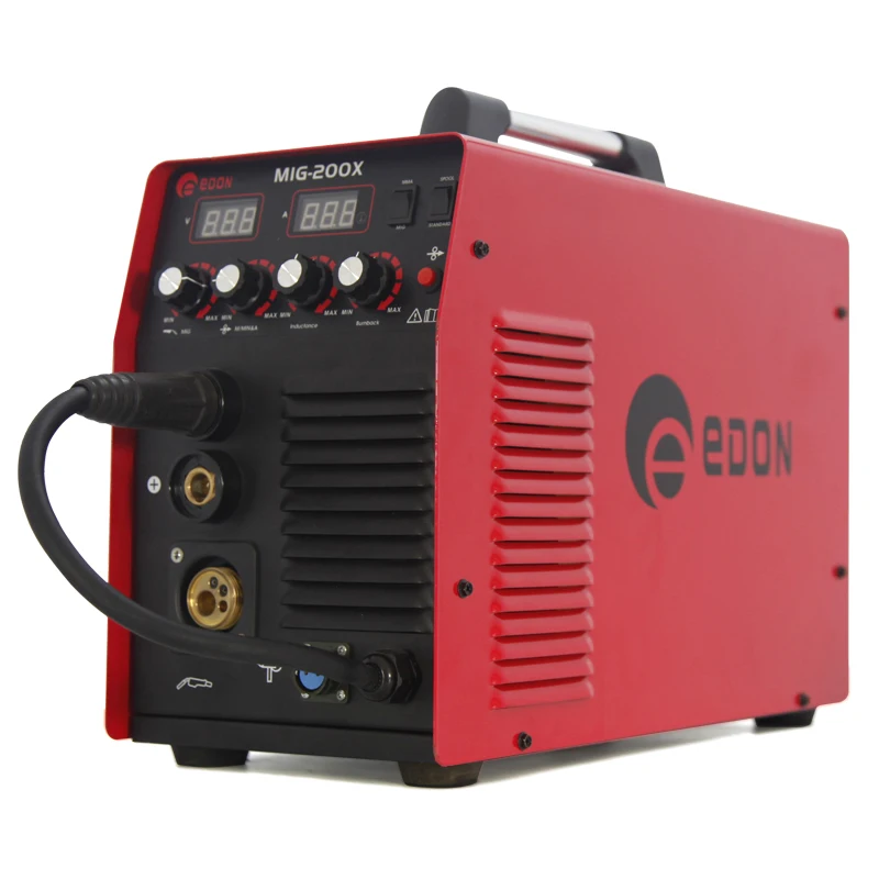 EDON professional inverter aluminum 3 in 1 mig welders soldadura mig AMG mma 250amp igbt inverter co2 mig welding machine