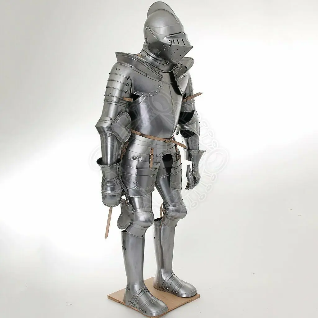 Medieval Templar Medieval Wearable Knight Combat Armor Full Suit With Stand