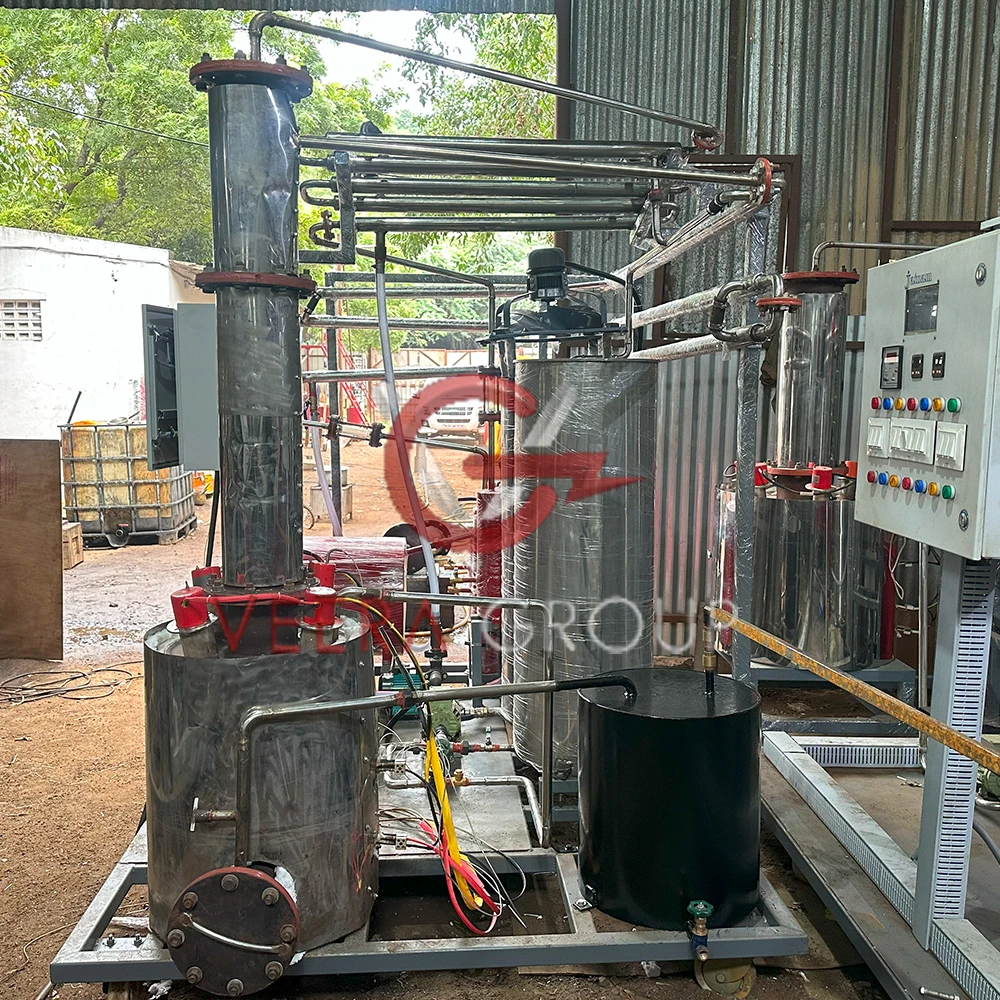 Veera MD120C Molecular Distillation Unit for Diesel Production and Refining Used Engine and Motor Oil Efficiently