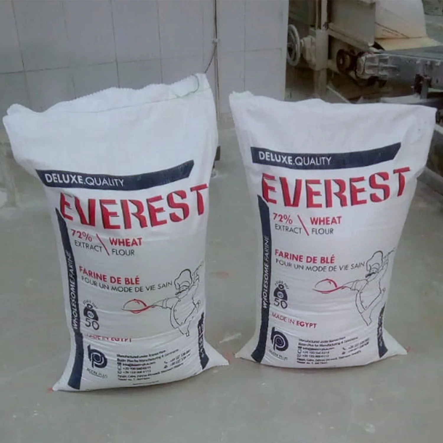 Everest 50Kg Premium Wheat Flour for Bakery Pizza Maida Cake Mix Perfect for Professional Kitchens
