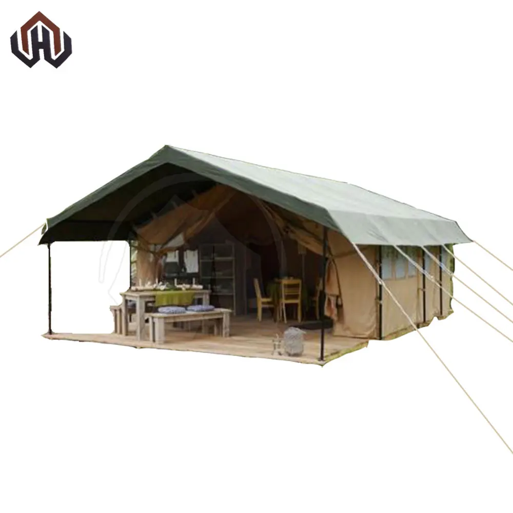 Canvas Camping Tent Customize Size and Color Safari Tent Desert Outdoor Camping Tents