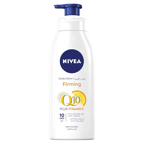 Nivea Q10 + Vitamin C Firming Body Lotion Dry Skin Shea Butter Aloe Vera Moisturizing Cream Lightening Scrub Chemical Ingredient