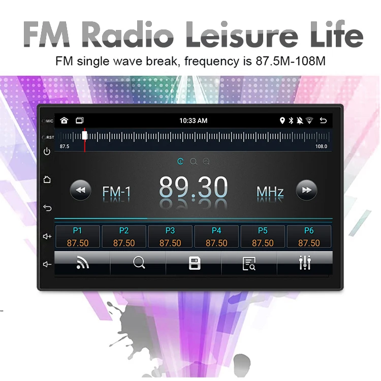 4G All Netcom System 2 Din Universal Touch Screen Built-in Gps Navigation Android Auto Electronics Multifunctional