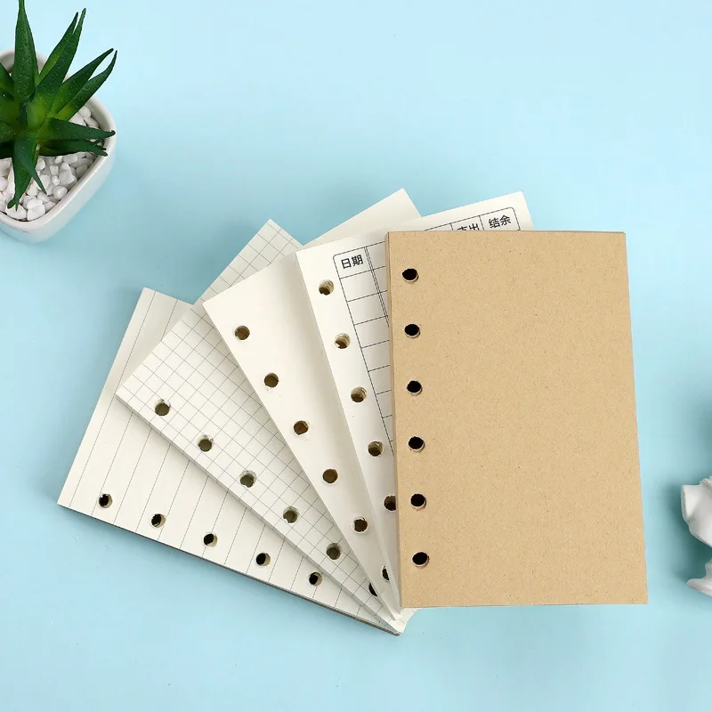 Spot new A5B5A4 loose-leaf notebook core manual ledger separator inner page core wholesale