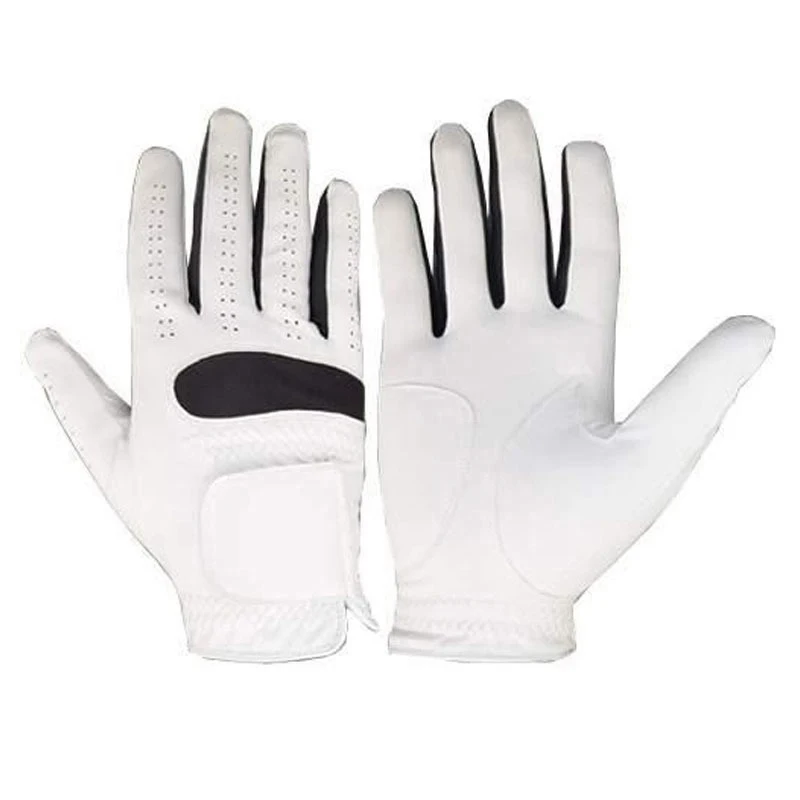 Latest Fashion Plain High Quality Golf Gloves with Latest Pattern Embroidery Logo Leather Golf Gloves