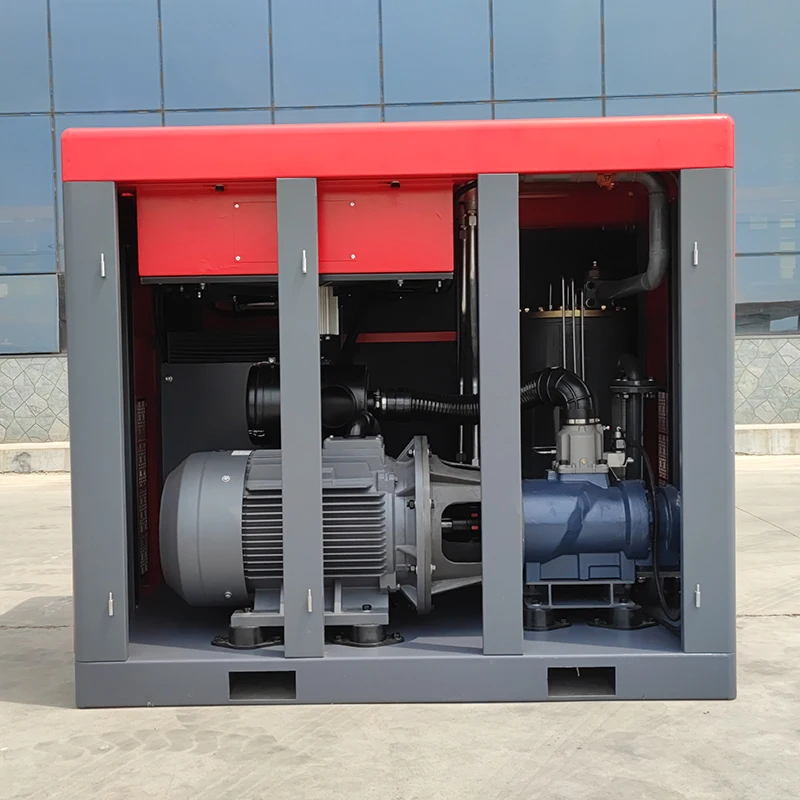 Sollant factory best quality 75 KW 100HP two stage Screw Air Compressor 6bar 7bar 8bar 9bar 10bar 12bar 13bar 16bar 20barCE