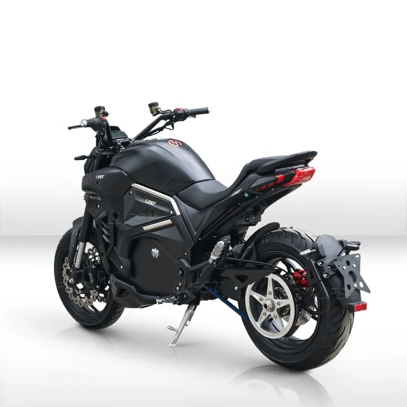 Customized electric belt mid motor motorcycle Big Devil road racing 72V high-speed electric motorcycle