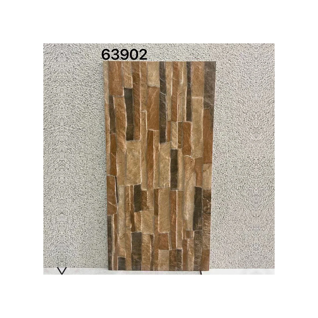 New design vintage unbreakable non slip digital glazed rustic decorative outdoor stone brick ceramic exterior wall tiles