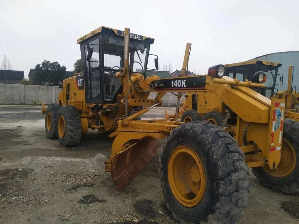 Good quality with cheap price earthmoving grader machine caterpillar machinery used cat caterpillar 140k motor grader for sale