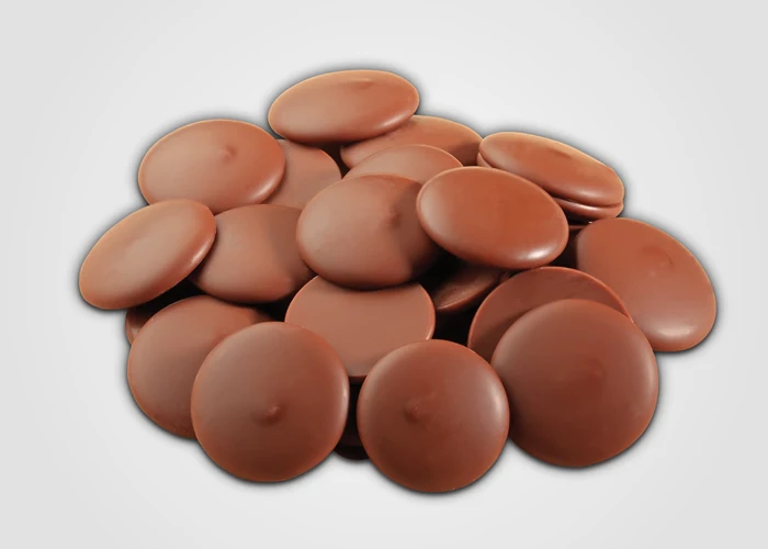 250g. Professional Gourmet Products 33% Cocoa Bulk Milk Button Chocolate