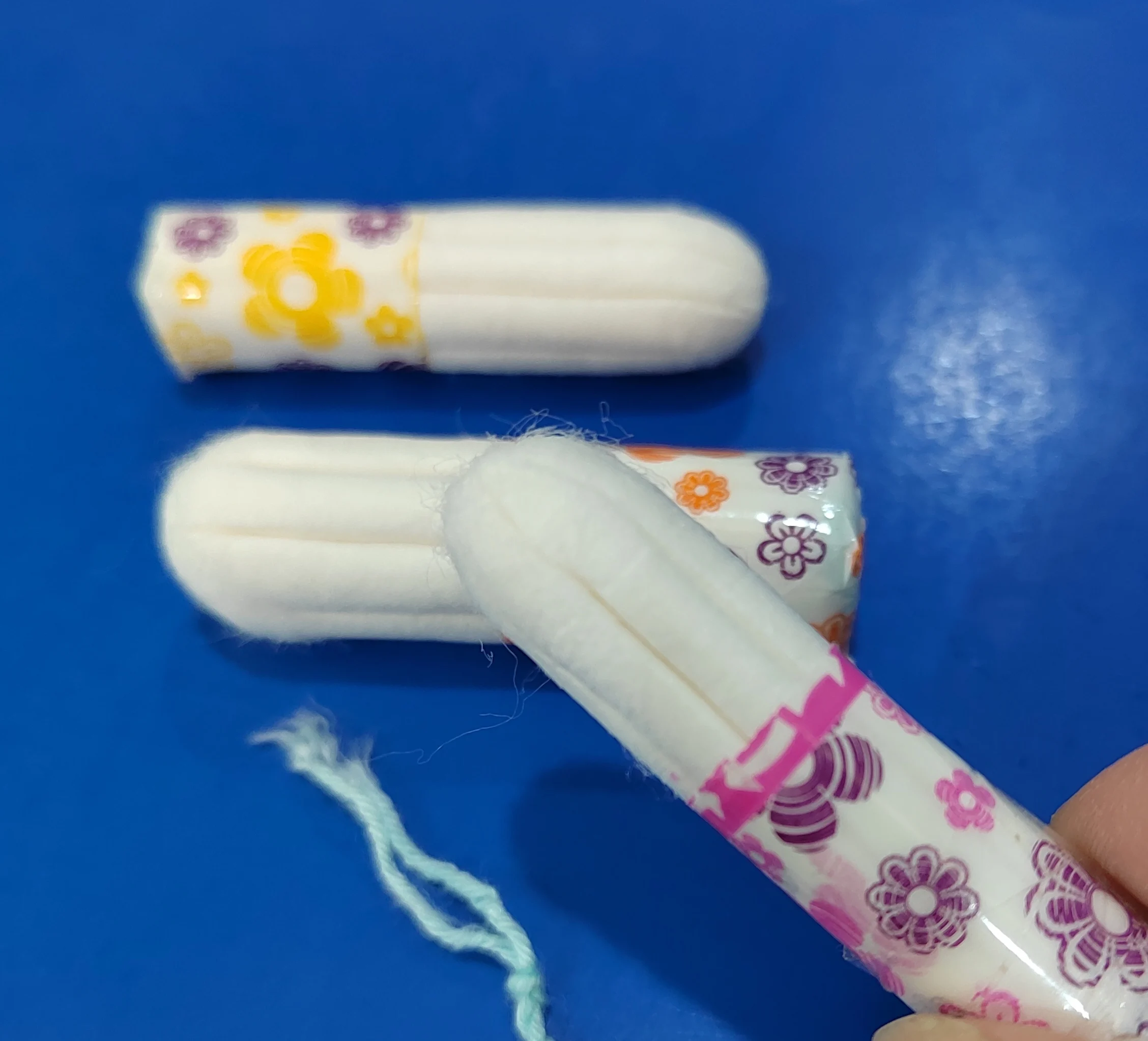 Chlorine Free  Individual Unscented Tampons Palmlady Tampons Sterile Medical Tampons