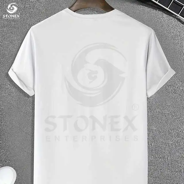 High Quality embossed t shirt 100% Cotton Customized solid colors printing mens t shirts stock Solid color T-shirt
