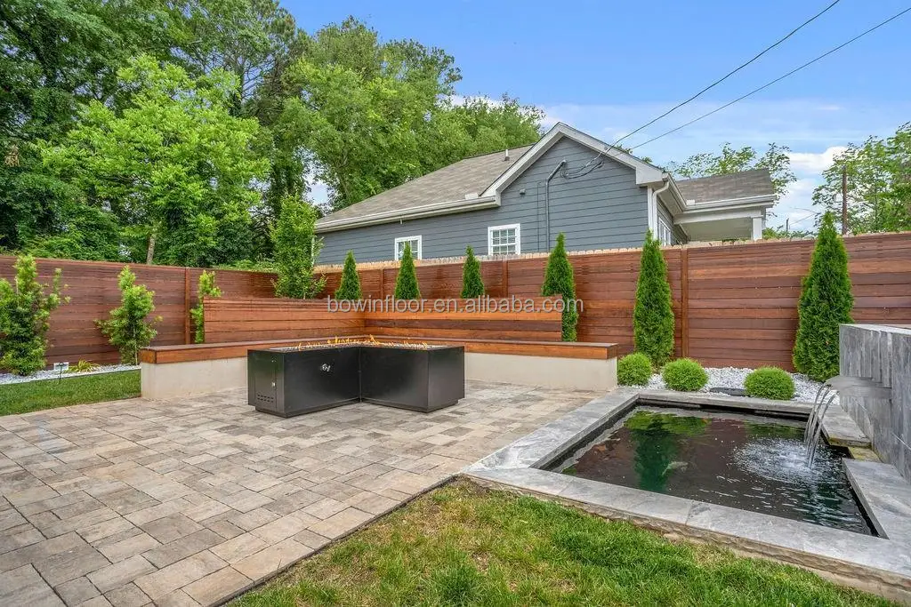 garden solid timber fencing ipe fencing
