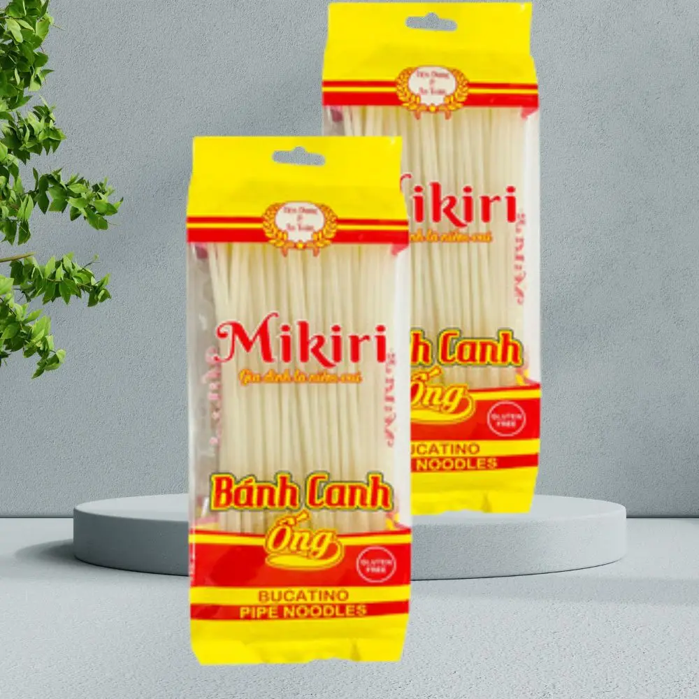 Hot Trend Noodles Bucatino Pipe Noodles White Type Dried Food Smooth Tasty Time Cooking 5-7 minutes Instant Noodles Date 1 Years
