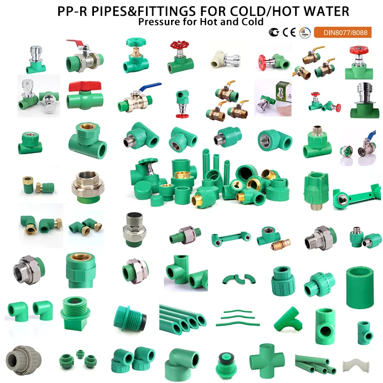 APAS FACTORY DIRECT DIN8077/8078 ALL Types Plastic PPR Pipe ppr pipe fitting End Cap for Home Plumbing water supply