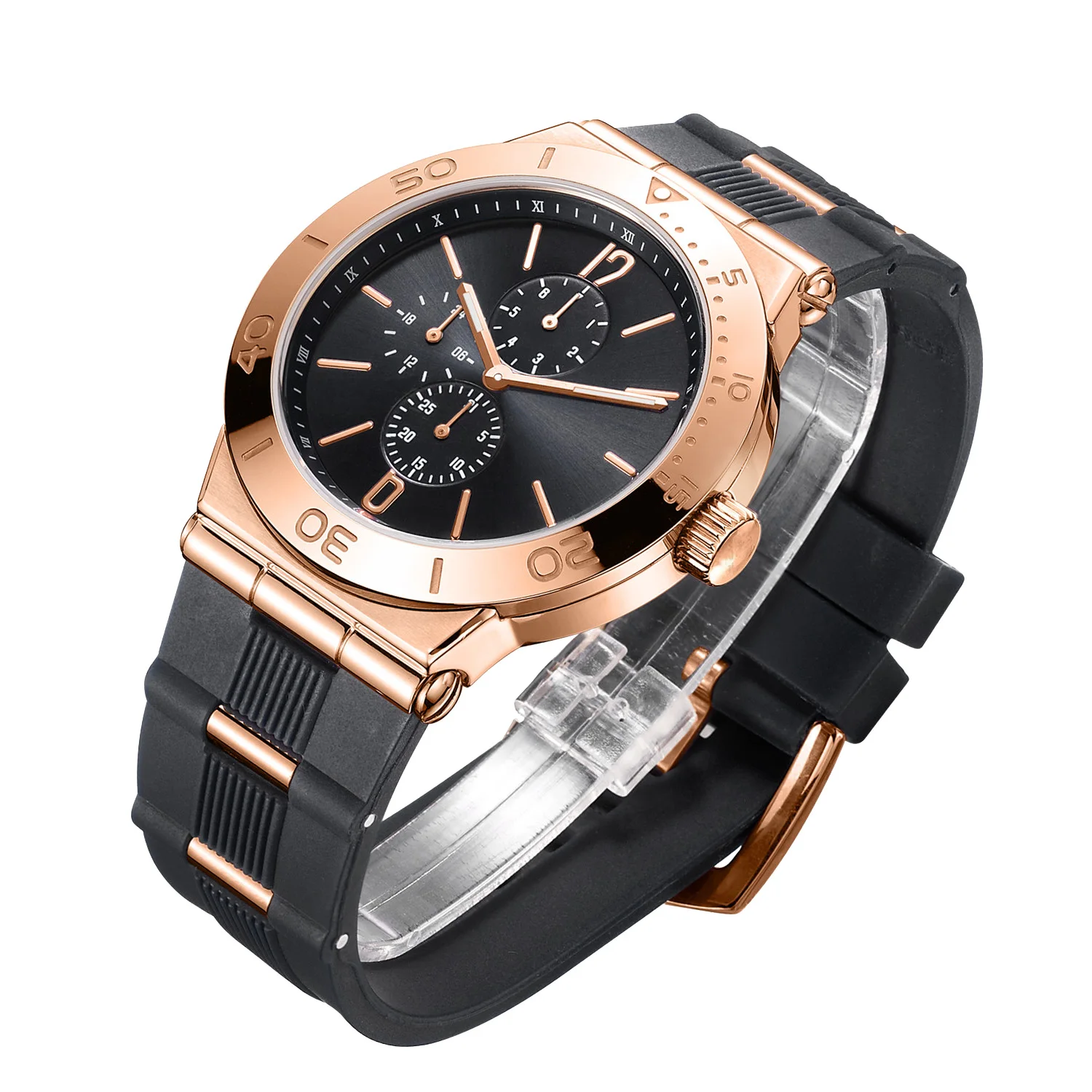 Wholesale Custom Logo Branded Waterproof golden watch manufacturers OEM ODM High Watches montre homme Men Luxury Quartz Watch