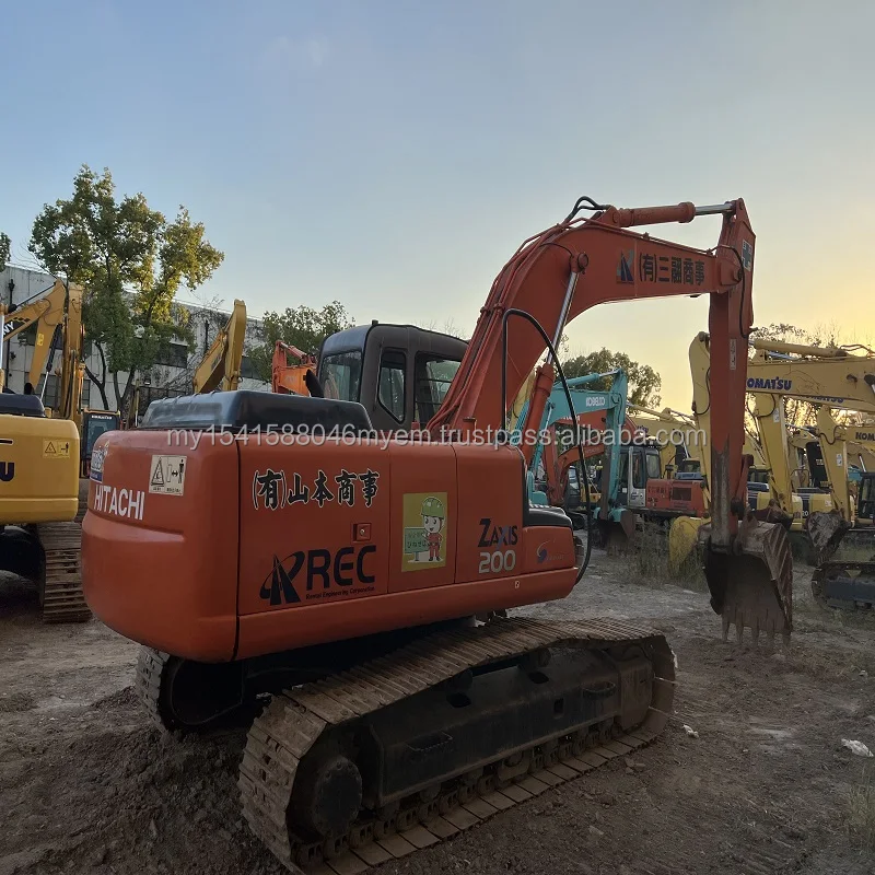 Used Hitachi excavator ZX200-6 crawler excavator for sale excavator hitachi ZAXIS 200 200-6 with imported engine