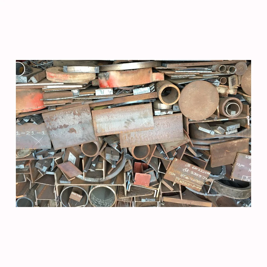 Hms 1 2 Iron scraps heavy metal steel used rail scrap r50 r65 bulk shredded hms bundle steel scrap for sale