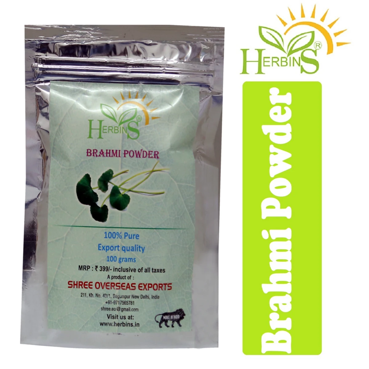 Natural Brahmi Powder from India