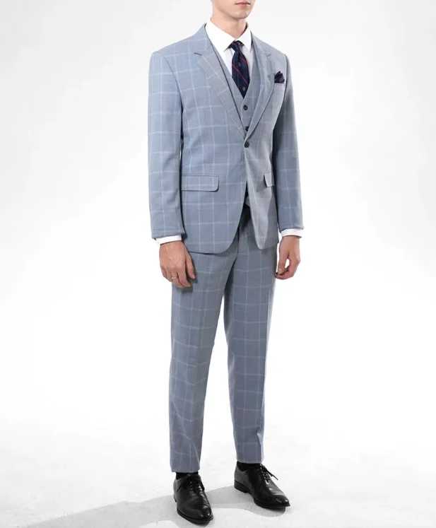 Wholesale OEM Competitive Price Woolen Men Wedding Vest 3 Pieces Wedding Suit For Men Suit From Vietnam