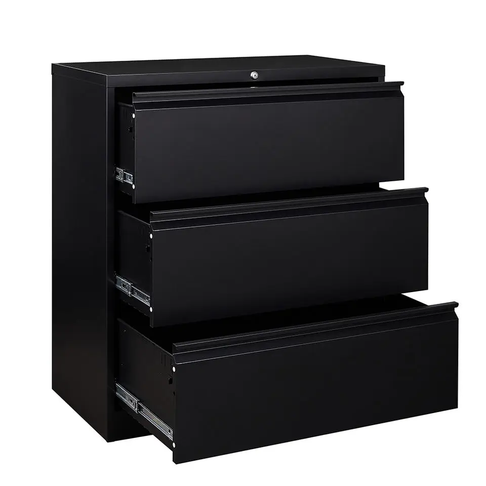 HUIYANG Lateral 3 drawer steel file Cabinet home office chest metal drawer cabinet