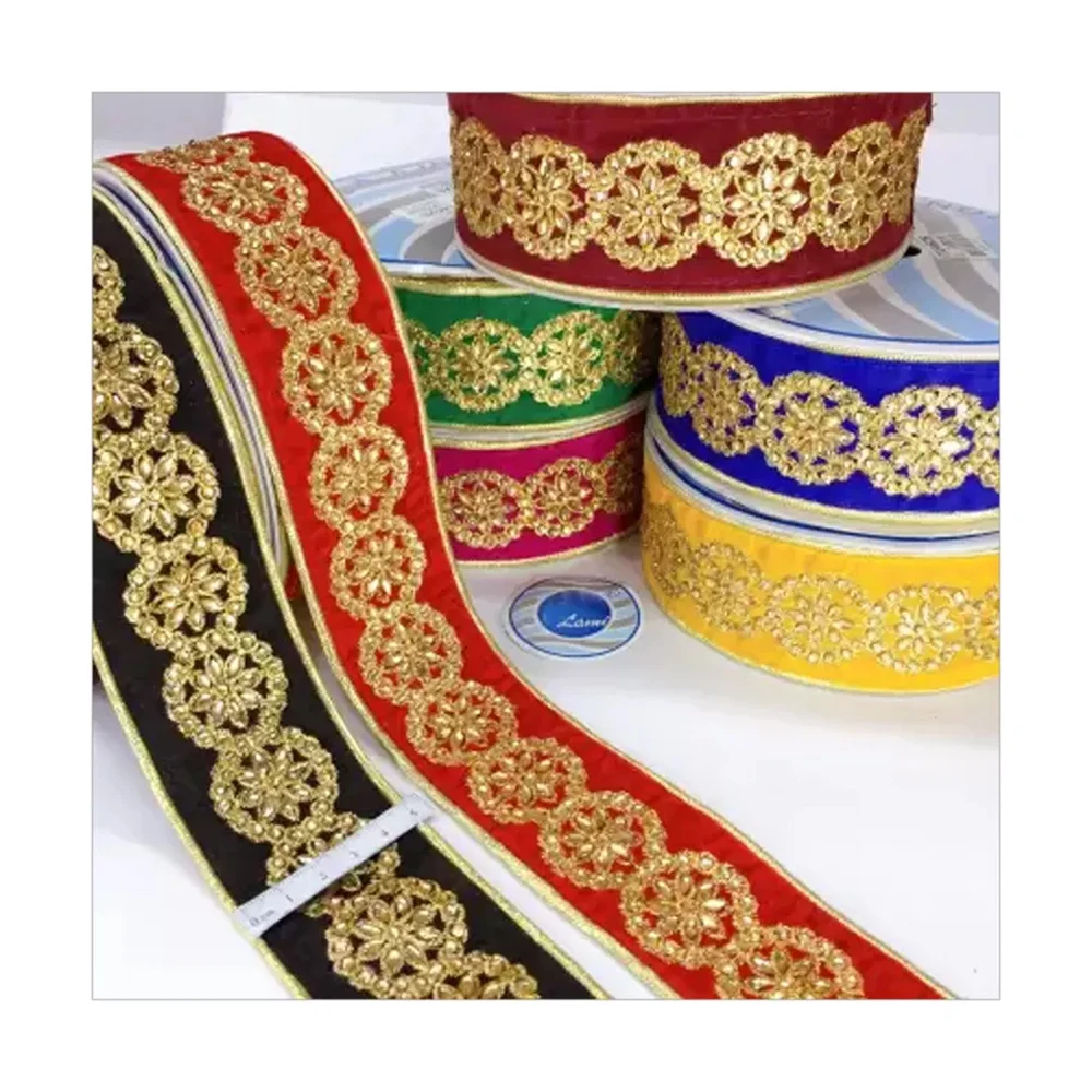 Embroidered Lace With Soft Sequins Design Best For Wedding Dress Buy At Very Best Price