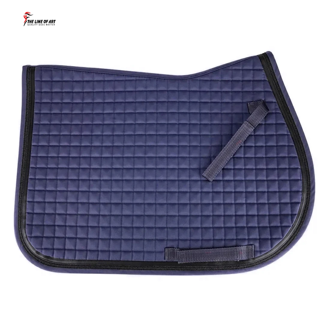Wholesale Equestrian Suppliers Competition half Saddle Blanket Dressage Saddle Pad Cloth