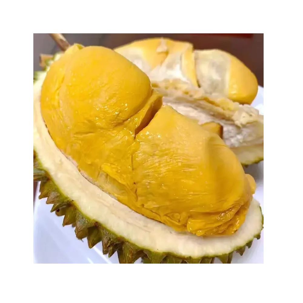 Wholesale Fresh Durian Sweetness Flavor Specification Bulk Fruit IQF Type Frozen Durian Vietnam Export Package