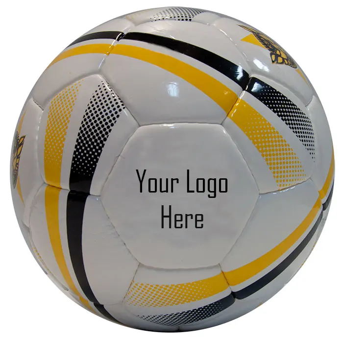 Double tone PU synthetic leather training soccer balls