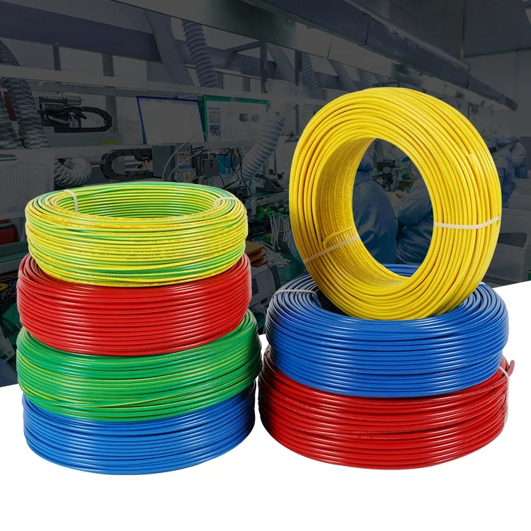 Factory direct sale 1.5 mm  Electric Wires PVC cavi  Flexible Copper Cable for house wiring