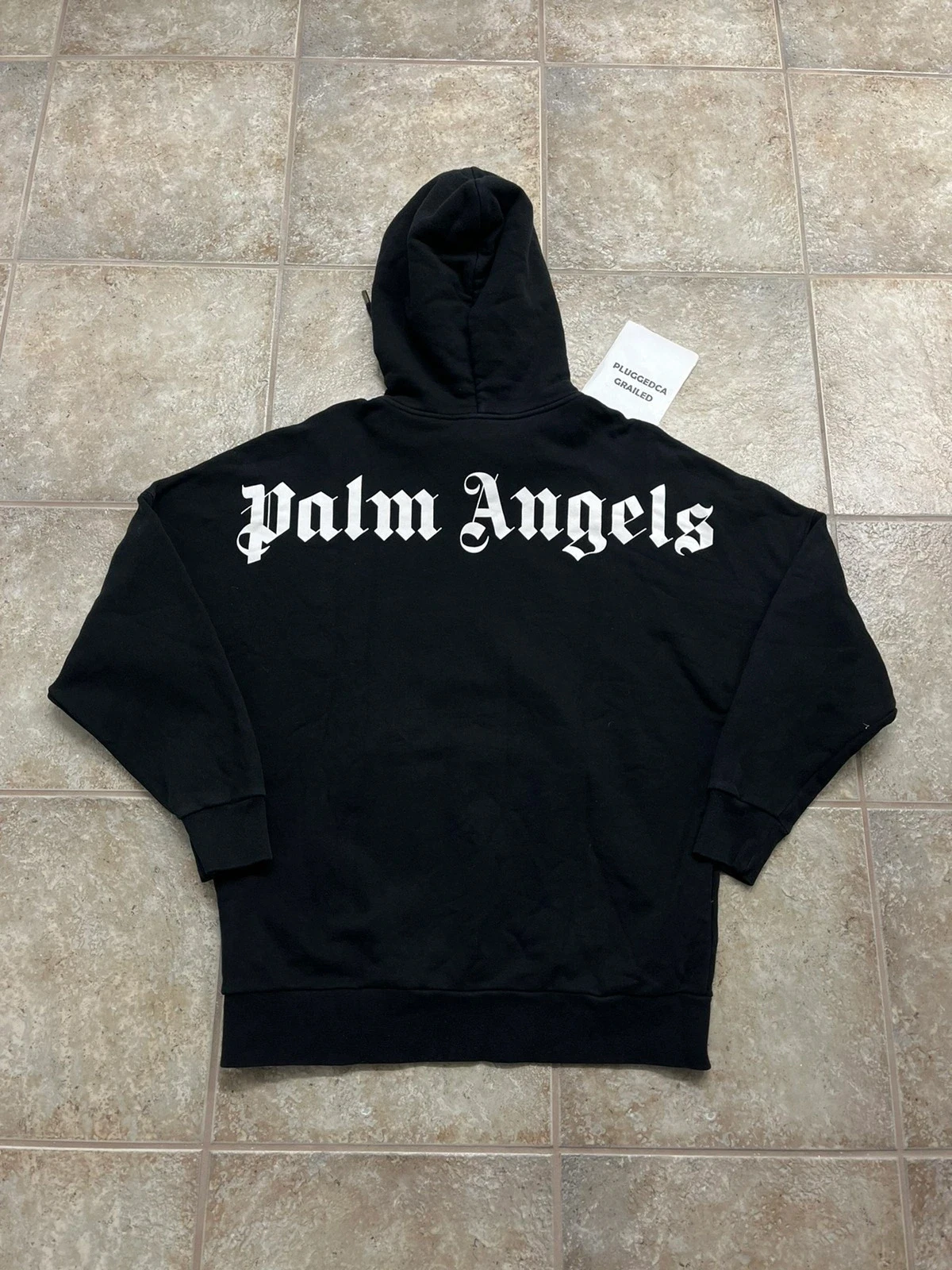 Low MOQ Oversized Palm Angle Hoodie Heavyweight Fuzzy Yellow Full Pullover Cool Palm Angles Hoodie For Men 2023