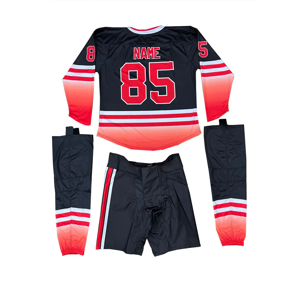 Ice Hockey Uniform Jerseys Shells Socks with your own Design and logos